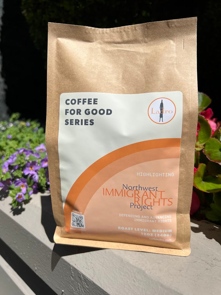 Coffee for Good 12oz bag supporting NWIRP