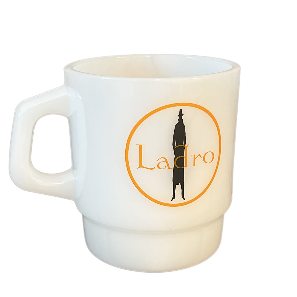 Milk Glass Mug,White 8oz