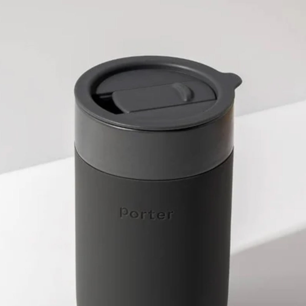 Porter Ceramic Tumbler, Charcoal-16oz